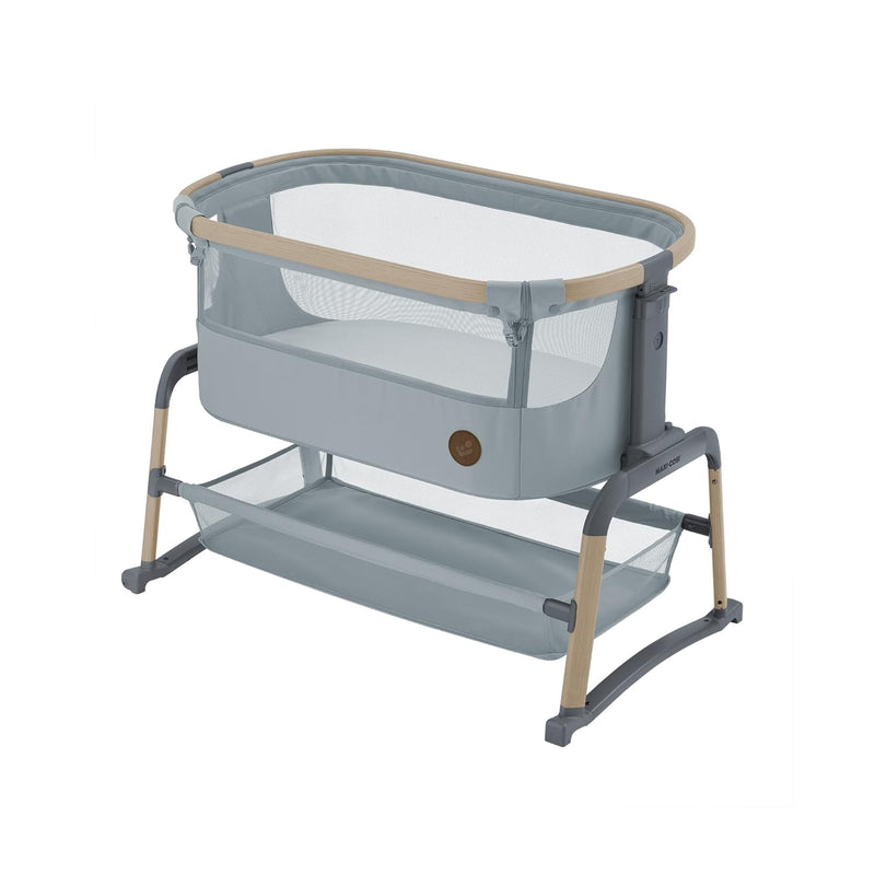 Maxi-Cosi Iora Air Beistellbett Baby, Co-Sleeper mit Allround-Netzgewebe, 0–6 Monate (9 kg), Schauke