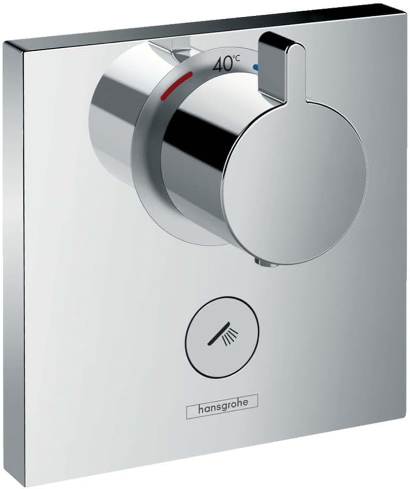 hansgrohe ShowerSelect Unterputz Highflow-Thermostat, für 1 Funktion + zusätzlicher Abgang, Chrom 1