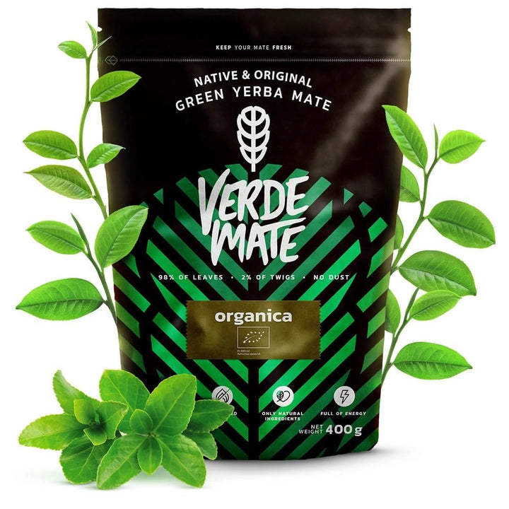 Mate Tee Bio Verde Mate Set 1,2kg - Brasilien Yerba Mate - 5mm Grobe Blätter - Luftgetrocknet Sin Hu