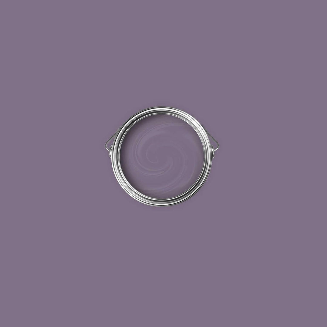 New Walls Premium Wandfarbe Violett, Mauve Liquid Luxury Dispersionsfarbe für Innenräume – 1 L 1000