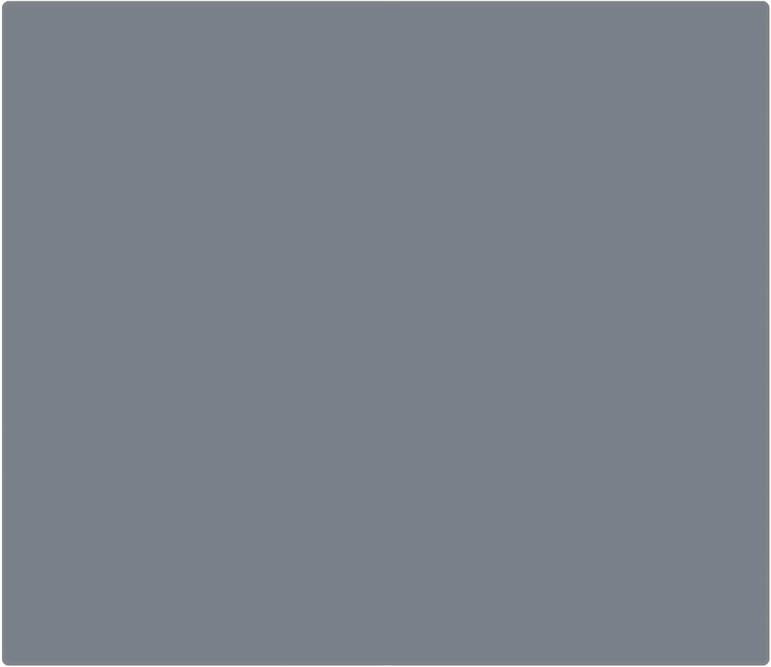 banjado® Herdabdeckplatte Glas 1-teilig 60x52 cm/Schneidebrett Herdabdeckung mit Motiv Silber Metall