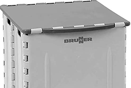 BRUNNER Abfalleimer Plitter klappbar grau (Verpackung kann variieren), 38.5