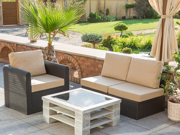 Gartenkissen Sitzauflage auf Gartenmöbel, Rattan, Gartenpolster Polsterauflagen auf Rataanmöbel,Kiss