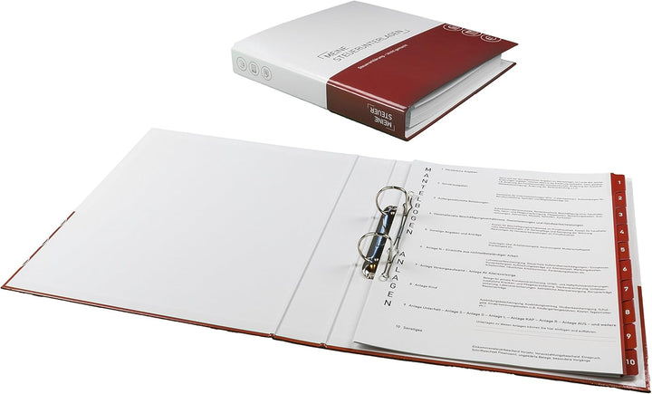 7er-Pack Themenringbücher mit Register für Versicherungen/Steuern/Vorsorge/Finanzen/Dokumente/Betrie