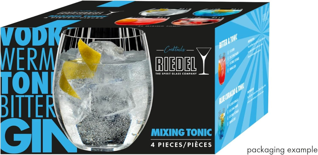 RIEDEL Mixing Tonic Gläser 4er-Set aus Glas, Fassungsvermögen ca. ml.