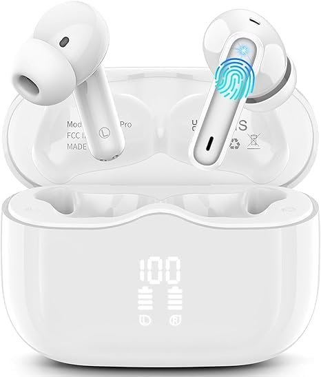 xinwld Bluetooth Kopfhörer, Kopfhörer Kabellos Bluetooth 5.4 In Ear Kopfhörer mit 4 ENC Noise Cancel