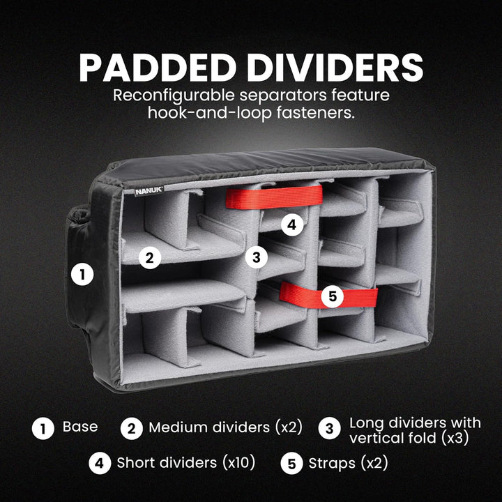 Nanuk 935 Wasserdichter Hartschalenkoffer Mit Gepolsterten Trennwänden - Silber Einheitsgrösse Silbe