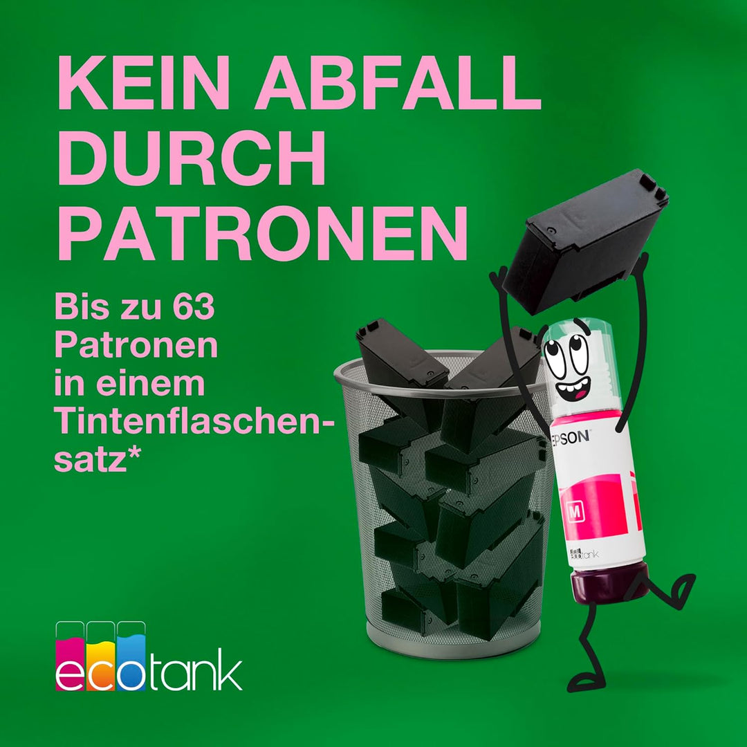 Epson EcoTank ET-4955 A4-Multifunktionsdrucker mit Wi-Fi & AirPrint Tintentank, automatischem Dokume