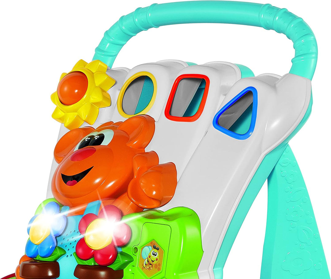 Chicco 9793000000 Tiere Lauflernhilfe zum Bewässern und Gehen mit Aktivitäts-Panel, 45 x 48 x 44 cm,