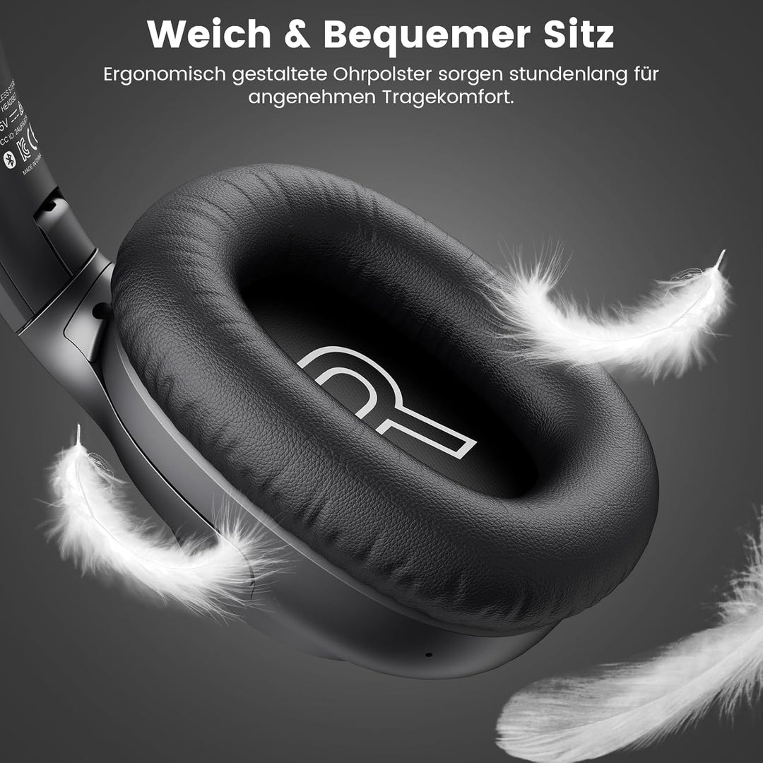Riibox Y7Pro kabelloser Bluetooth Over-Ear-Kopfhörer mit Hybrid Active Noise Cancelling, 100h Spielz