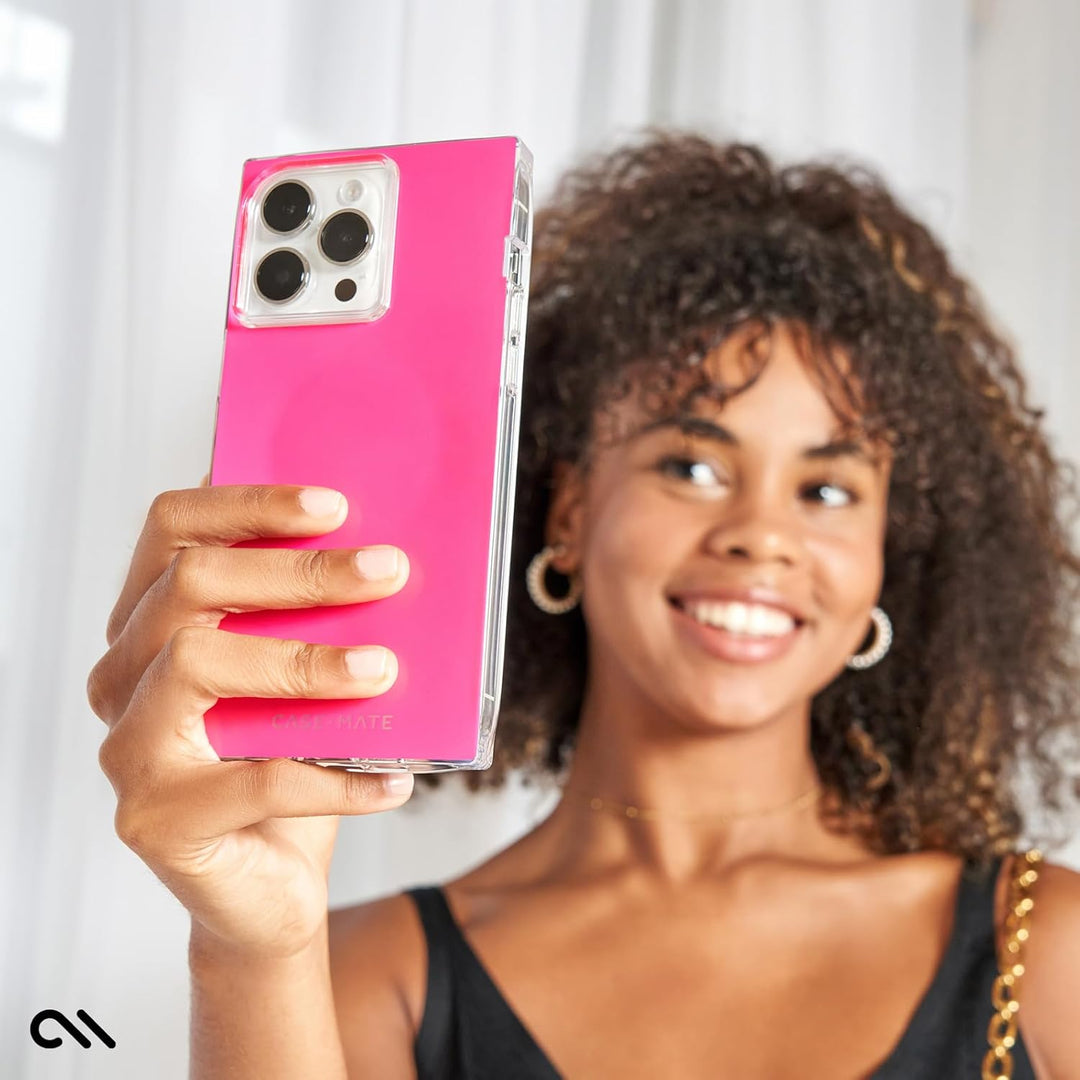 Case-Mate BLOX iPhone 15 Pro Hülle – Neon Wassermelone [3,6 m Fallschutz] [Kompatibel mit MagSafe] M