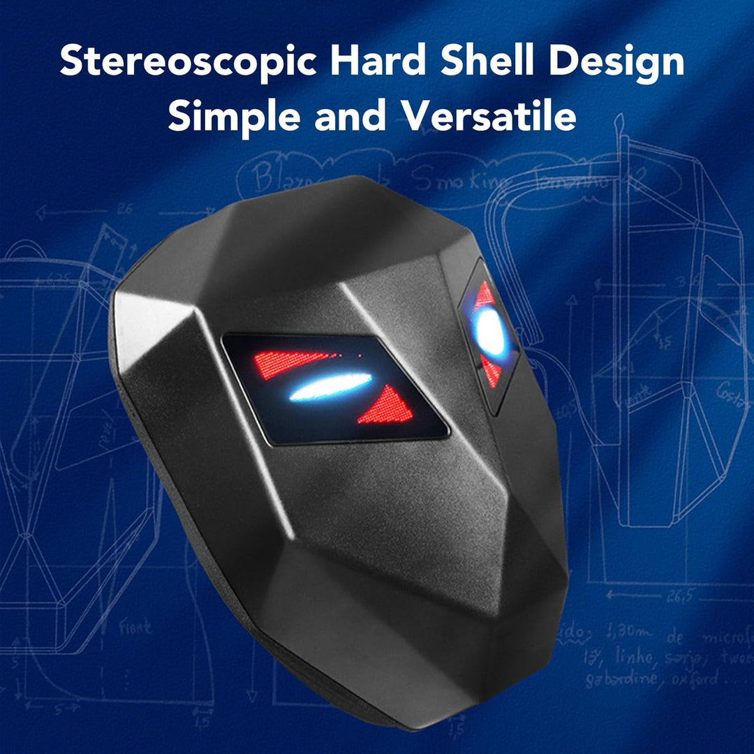 Wasserdichter Hartschalen LED Rucksack, Motorradhelm Rucksack, Wasserdichter Reitrucksack mit 3D pro