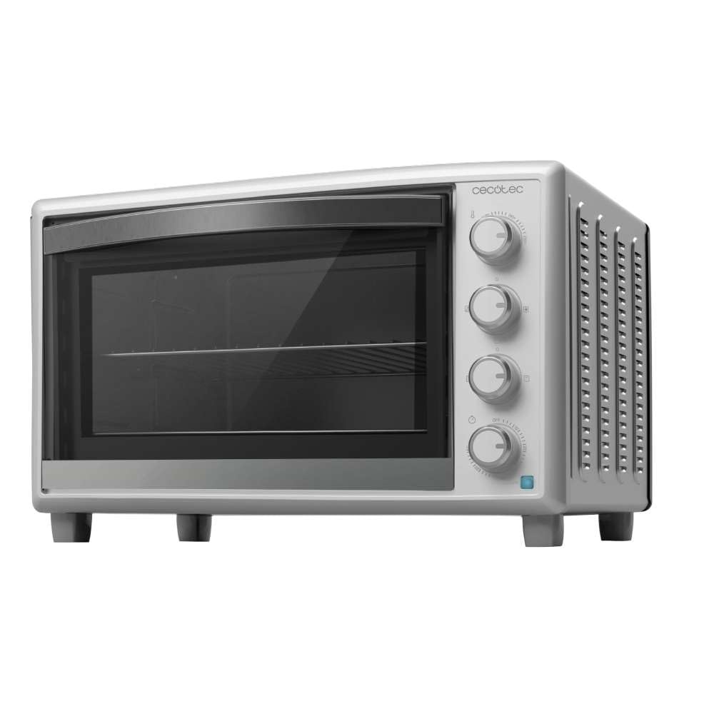 Cecotec Tischkonvektionsofen 60 Liter Bake&amp;Toast 6090 White Gyro. 2200 W, Innenbeleuchtung, 12 Funkt