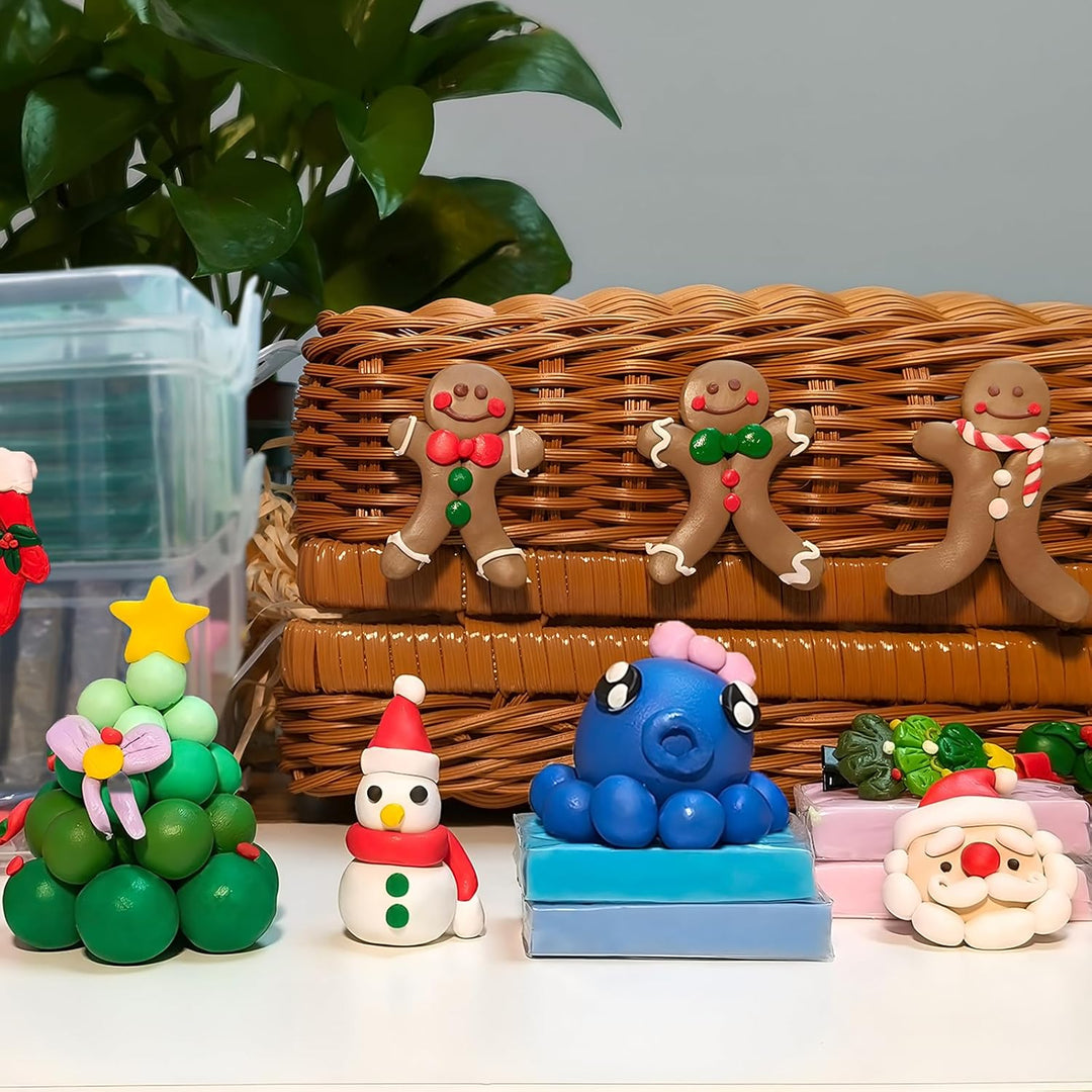 Artecho 70 Farben Polymer Clay Set mit 5 Werkzeug &amp; Zubehör | Ofenbacken, Modellieren, ungiftig &amp; we