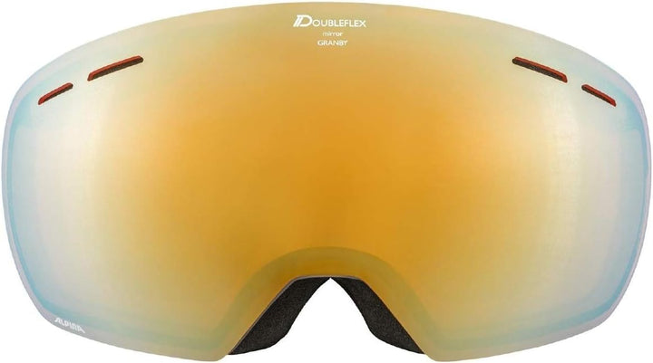 ALPINA Unisex Skibrille Skibrille (1er Pack) Einheitsgrösse grey-skyblue, Einheitsgrösse grey-skyblu
