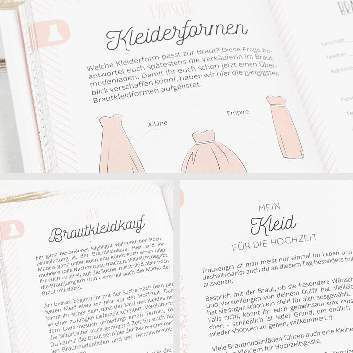 Trauzeugin Planer, Trauzeugin Geschenk, Der Planer für die Trauzeugin, Trauzeugin fragen - Willst du