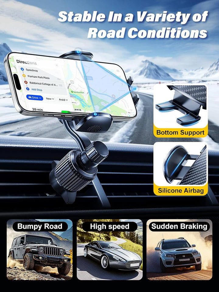 Rorhxia Handyhalterung Auto Lüftung [2024 Upgrade Extensiv Hakenclip Bombenfest] Handy Halterung Aut