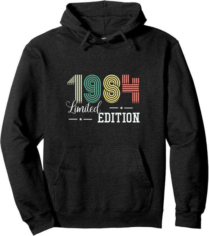 1984 Birth Year Limited Edition Birthday Gift Pullover Hoodie