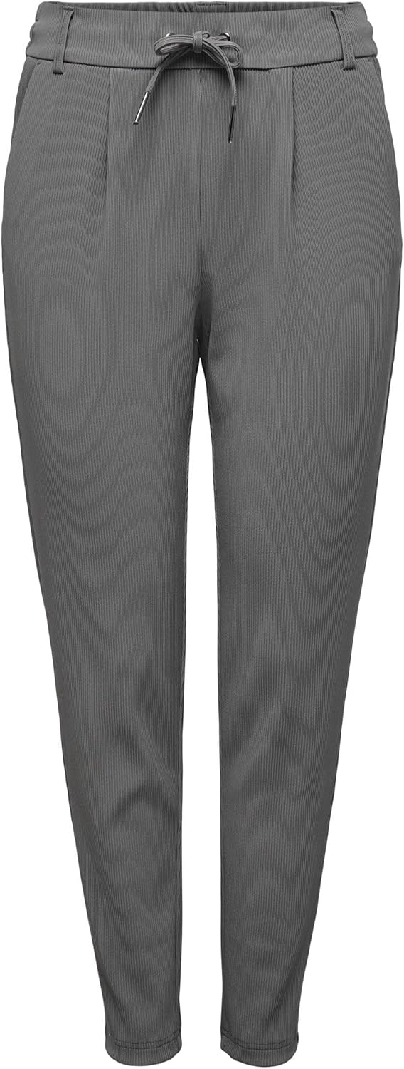 ONLY Damen Onlpoptrash-Sally Easy Mw Rib PNT Noos Hose M / 34L Black 1, M / 34L Black 1
