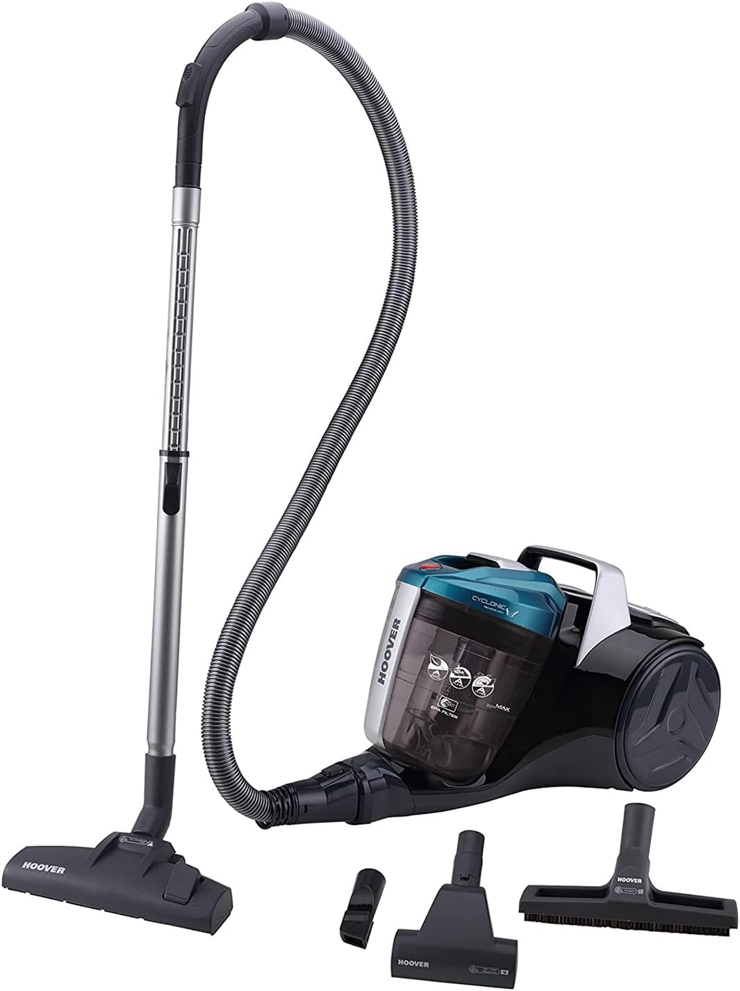 Hoover Staubsauger Tierhaare BREEZE PET mit Tier-Düse I Tierhaar-Staubsauger ohne Beutel für Hundeha