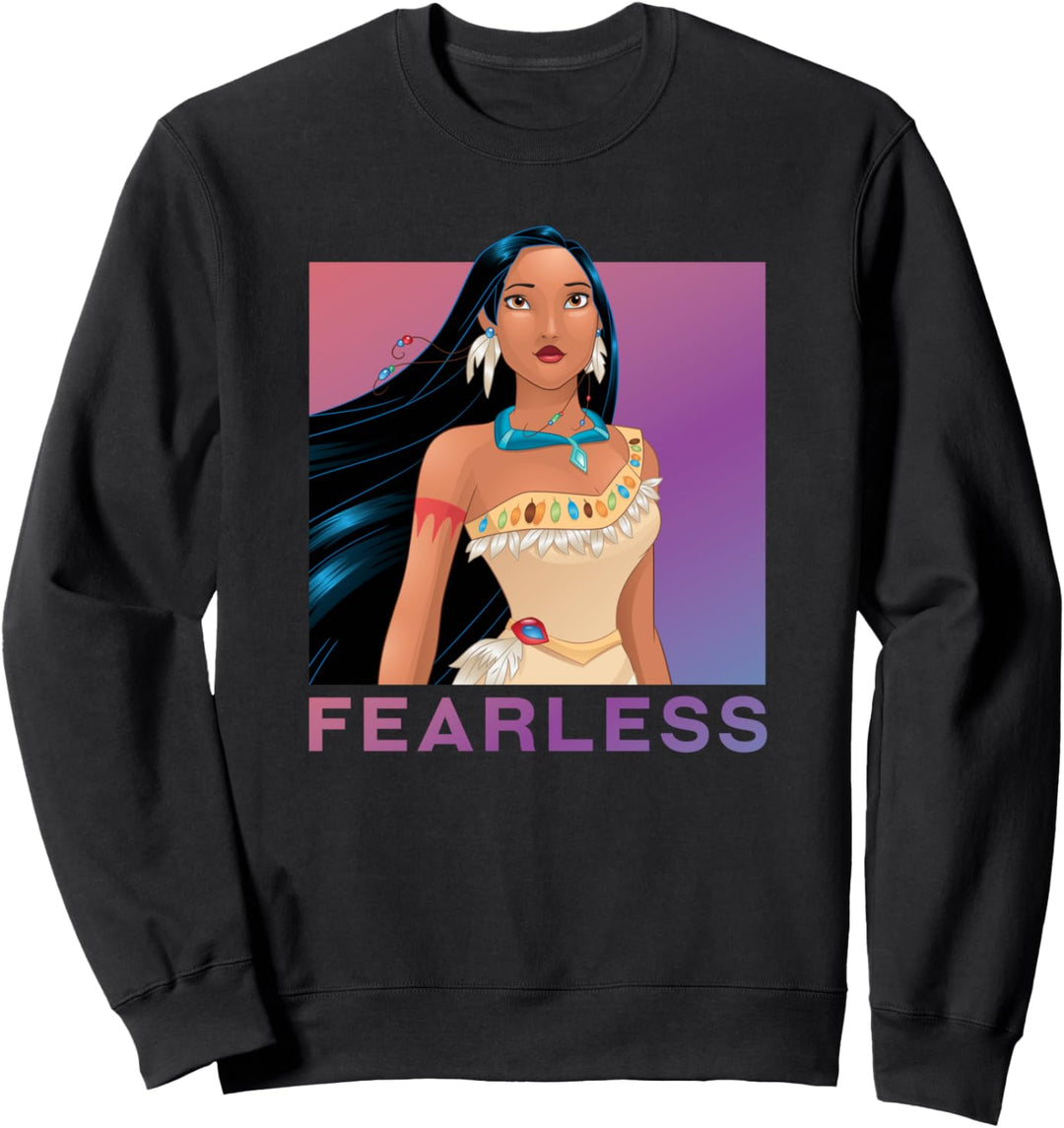 Disney Princess Pocahontas FEARLESS Purple Ombre Sweatshirt