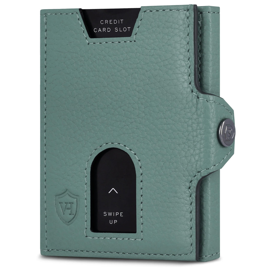 VON HEESEN Slim Wallet mit RFID Schutz - Geldbörse Herren klein - Mini Geldbeutel Damen Portmonee -