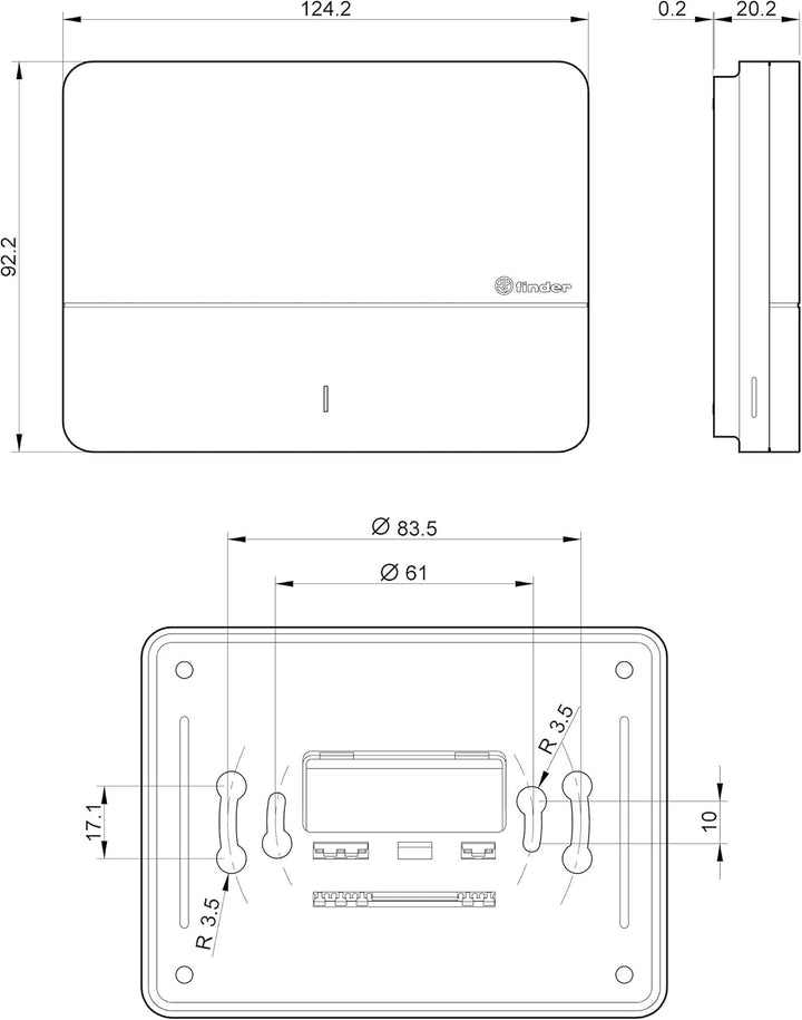 FINDER KIT TERMOSTATO SMART BLISS2 Con Gateway 1CB190050007POA