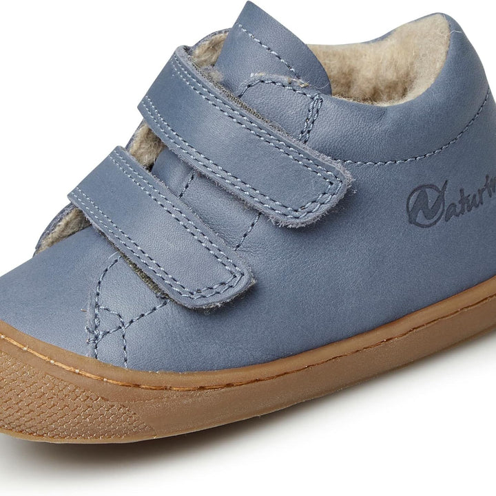 Naturino Cocoon VL-Lauflernschuhe aus Leder 17 EU Hellblue, 17 EU Hellblue