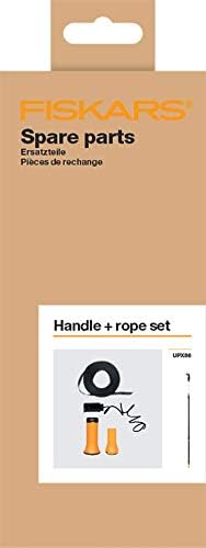 Original Ersatz-Griff und Seil für Fiskars Bypass Teleskop-Schneidgiraffe UPX86, Schwarz/Orange, 102