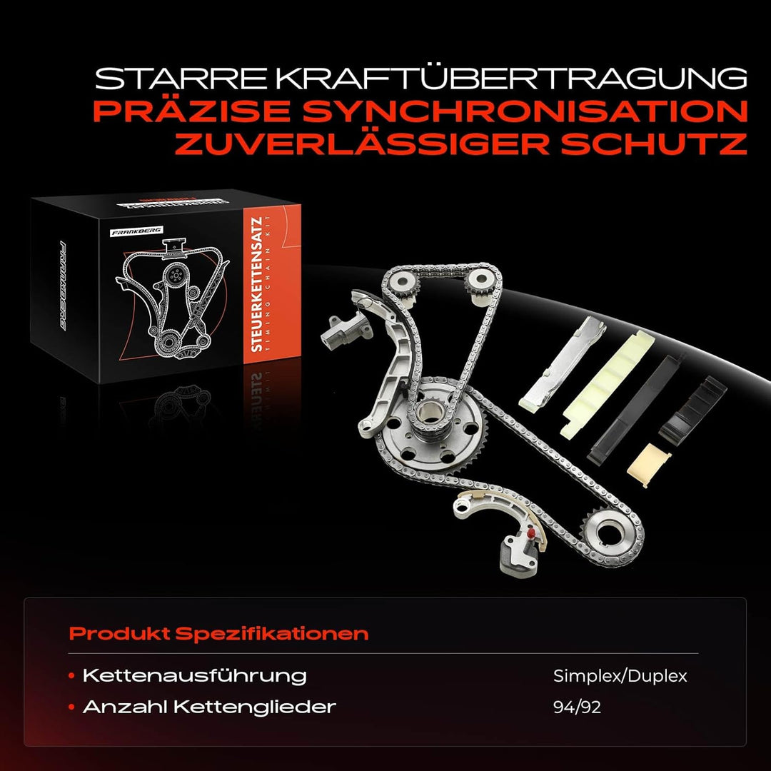 Steuerkettensatz für Murano II Z51 NP300 Navara D40 Pritsche/Fahrgestell D40 Pathfinder III R51 2.5L