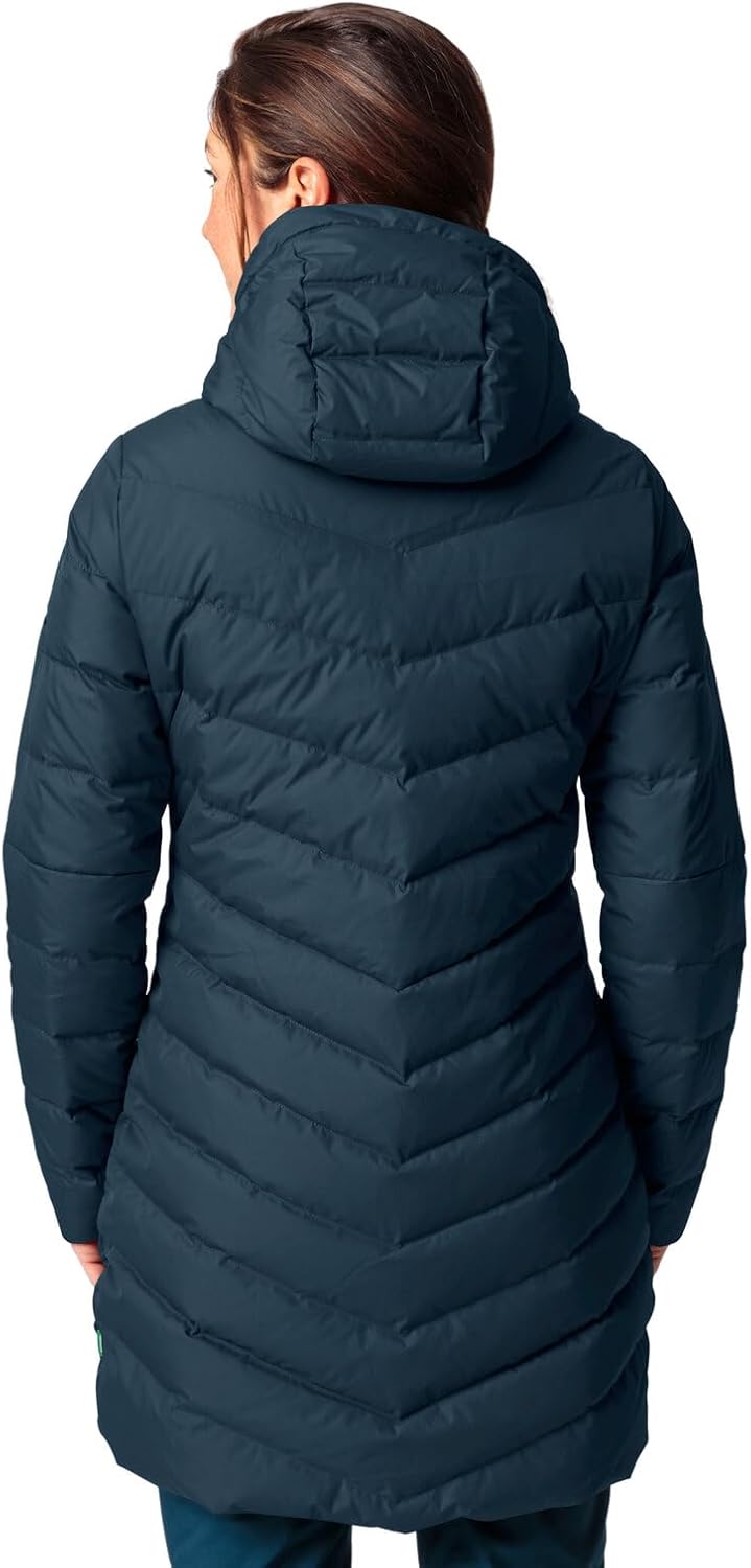 VAUDE Damen Annecy Daunenjacke 44 dark sea uni, 44 dark sea uni