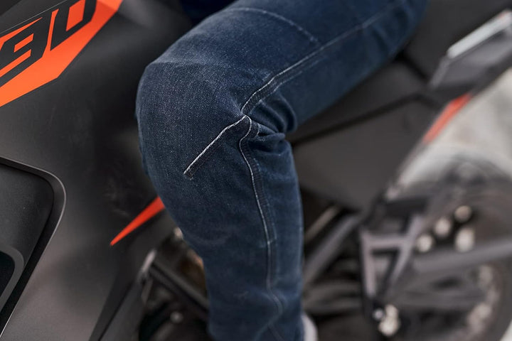 SHIMA DEVON Motorradjeans - Belüftete Elastische Slim Fit Biker Motorradhose mit FiberQL-Verstärkung
