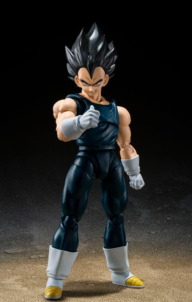 BANDAI Spirits(バンダイ スピリッツ) S.H. Figuarts Dragon Ball Super Vegeta Super Hero vorbemalte Actionfigur