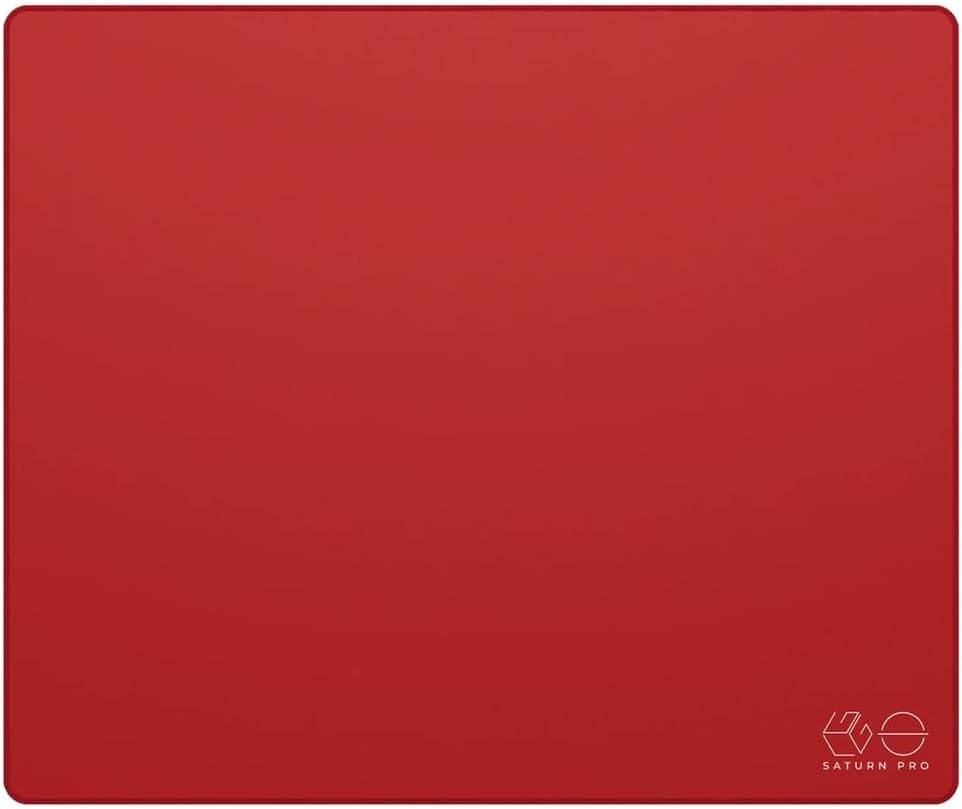 Lethal Gaming Gear Saturn Pro Gaming Mauspad - XL - Soft - Rot Rechteckig Schreibtischunterlage, Mou