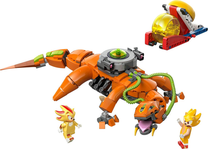 LEGO Sonic The Hedgehog Super Shadow vs. Biolizard, Gamer Spielzeug, Geschenk für Jungen und Mädchen