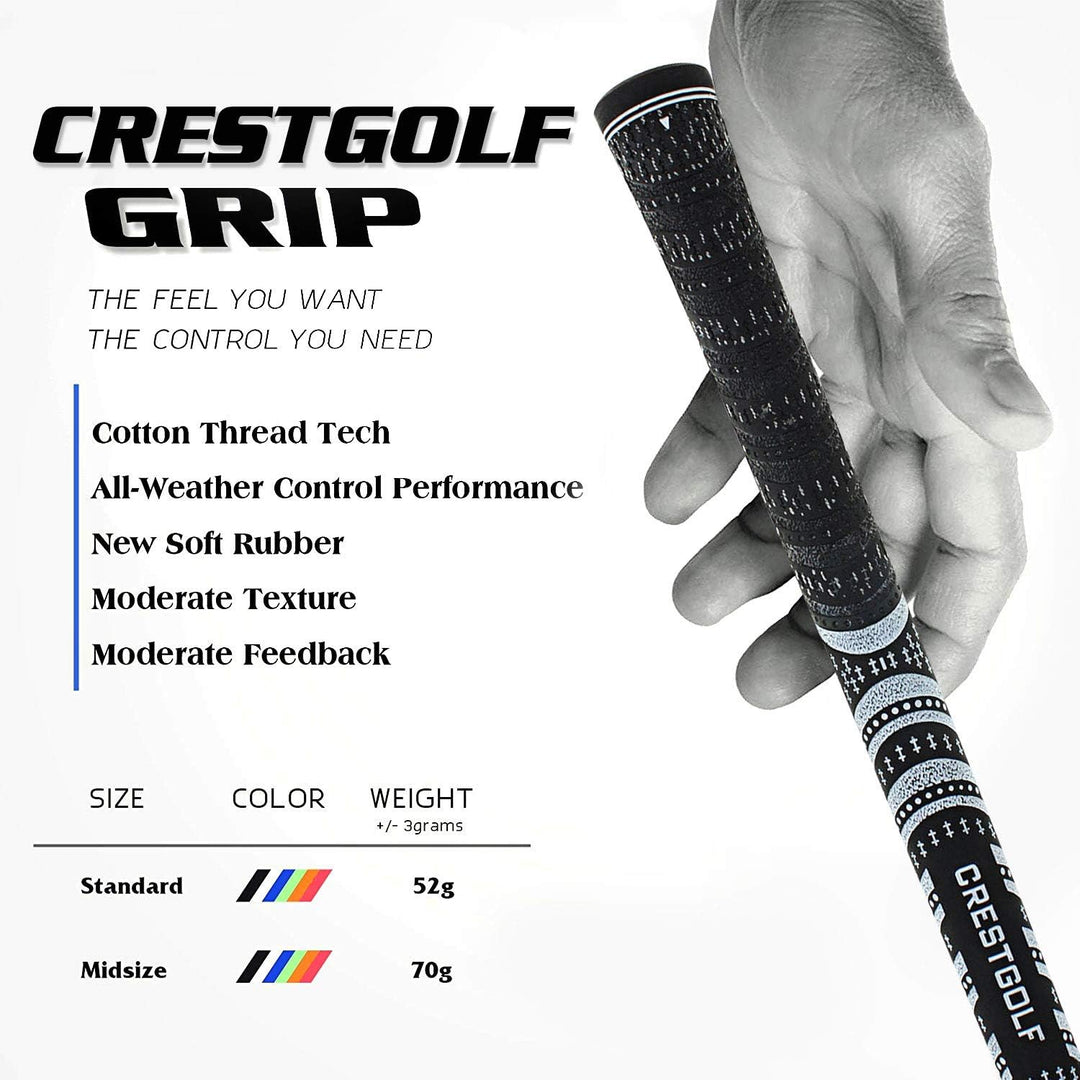 KOFULL Golfgriffe Golf Griffe Set Golf Club Griffe Golfschlägergriffe Golfschläger Golf Griff Midsiz