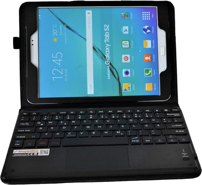 SonnyGoldTech MQ für Galaxy Tab S2 9.7 - Bluetooth Tastatur Tasche mit Touchpad Samsung Galaxy Tab S