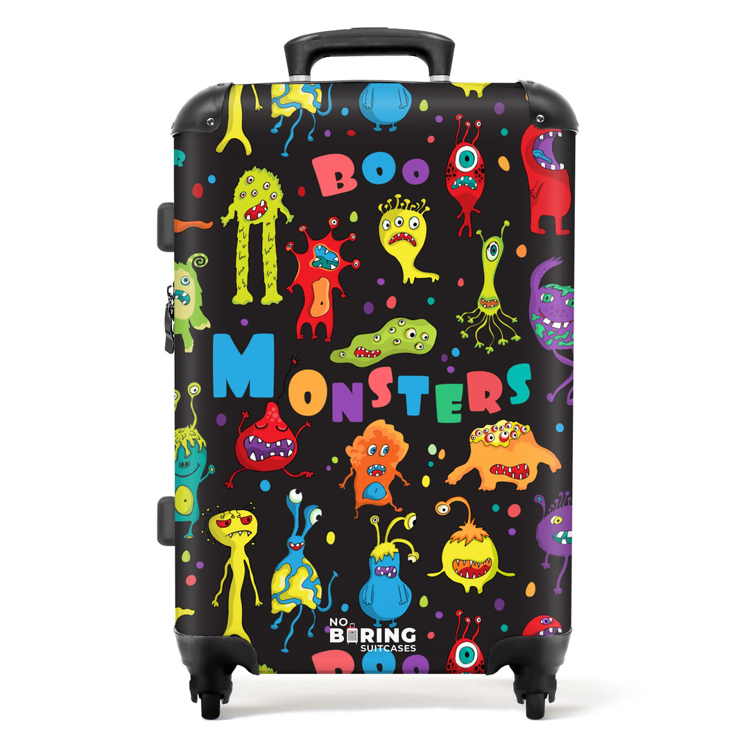 NoBoringSuitcases.com® Reisekoffer Kinder Koffer Jungs Reisetasche mit Rollen Cabin Bag Geschenke -