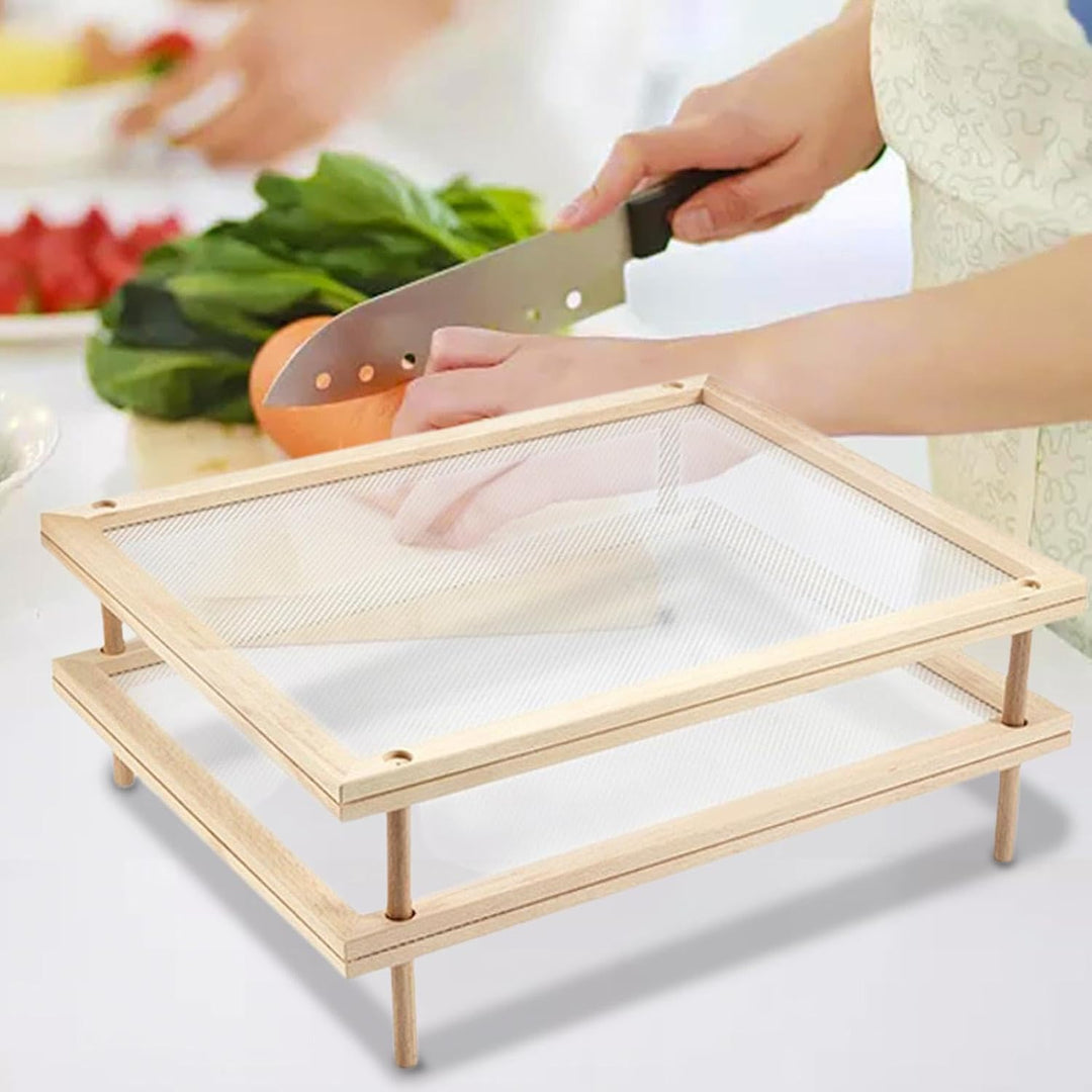 39×24.5cm Pasta Trockengestell, Stapelbarer Nudel Trockengestell, Trockenplatte Für Pasta, Kräutertr