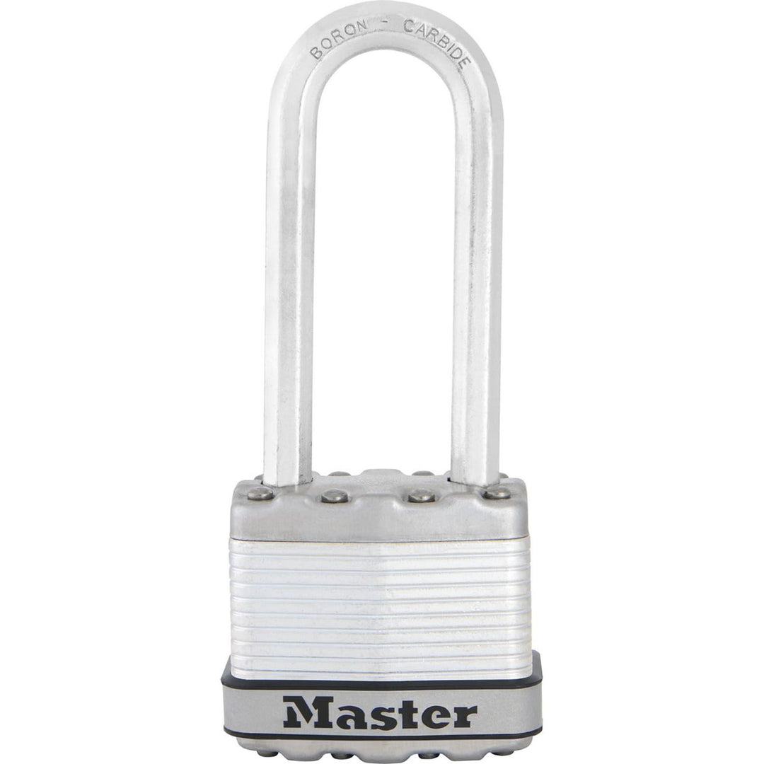 MASTER LOCK M1EURDLJ Excell Vorhängeschloss 45mm lamellierter Stahl - Bügel 64mm Extra Lang Bügel +