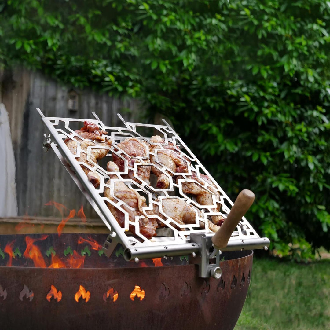Grillrost.com Das Original Asado Gitter - Erweiterung für den Asado Halter, Asado Gitter
