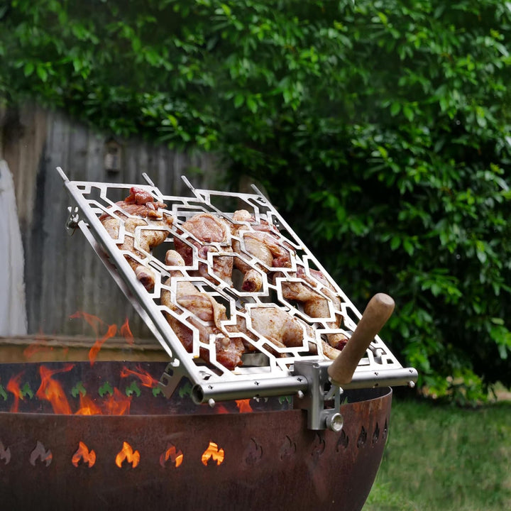 Grillrost.com Das Original Asado Gitter - Erweiterung für den Asado Halter, Asado Gitter