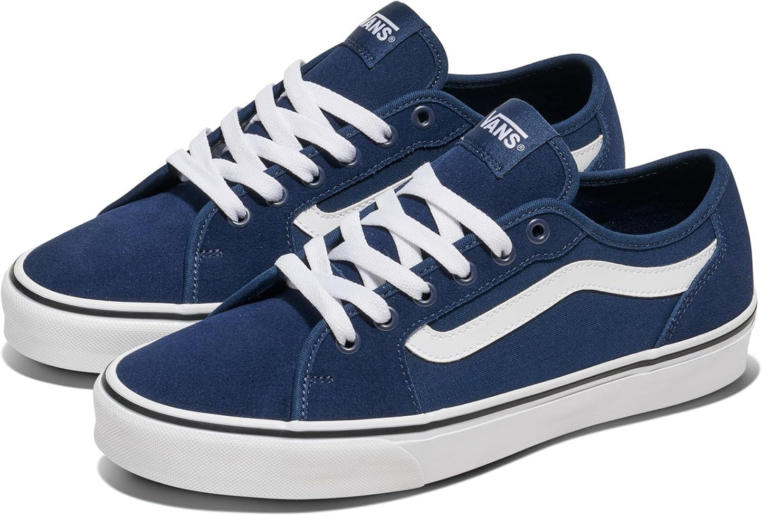 Vans Herren Filmore Decon Seasonal Sneaker 44 EU Suede Canvas Dress Blues White, 44 EU Suede Canvas