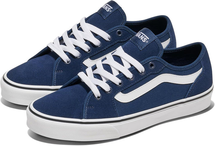 Vans Herren Filmore Decon Seasonal Sneaker 44 EU Suede Canvas Dress Blues White, 44 EU Suede Canvas