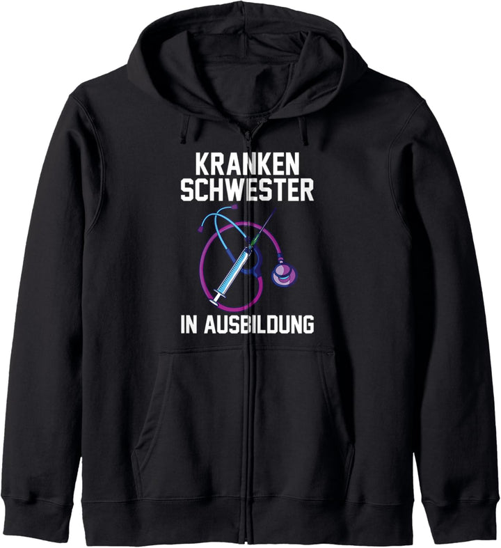Ausbildung Azubi Krankenschwester Kapuzenjacke