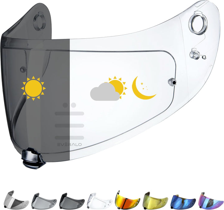 Everalo Kompatibel mit Hjc is 17 Visier - Fg17 - FgSt - C70 - C70n - HJ 20M - Helm Visier hjc is 17