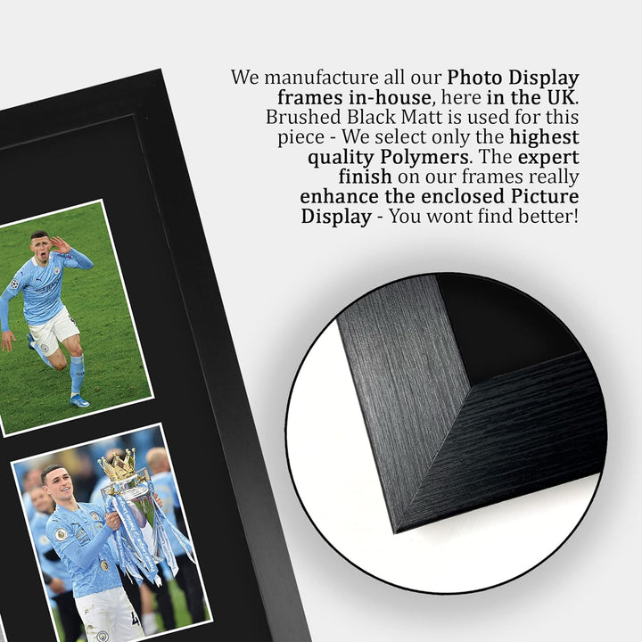 HWC Trading FR A3 Phil Foden Manchester City Geschenke Gedruckt, Signiert Autogramm Bild, Für Fussba
