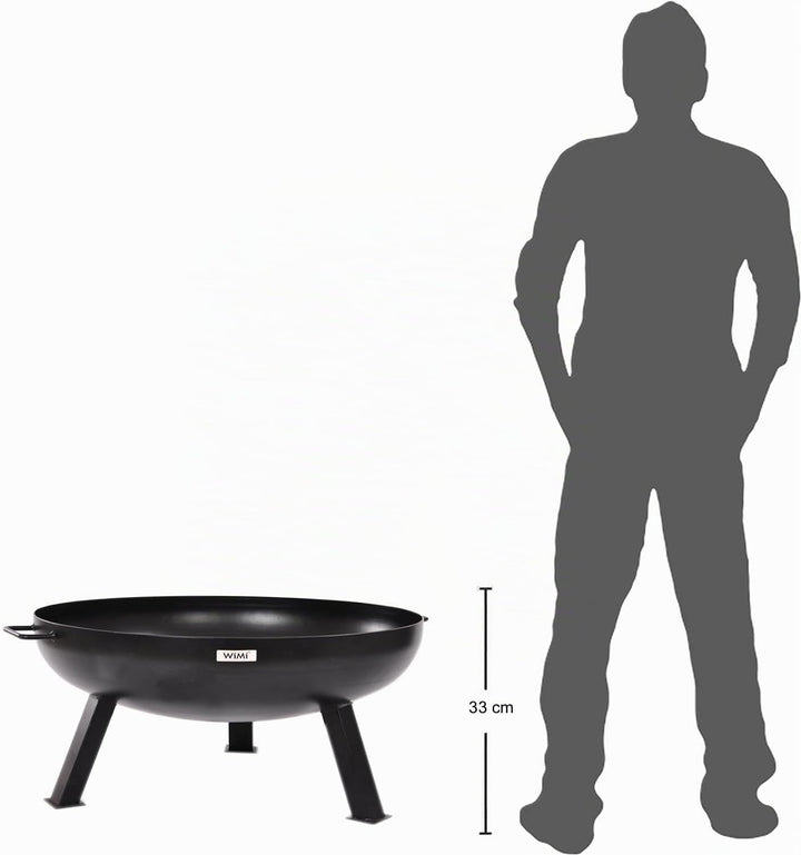 Feuerschale 60 cm BBQ 60 Design Feuerschale 3 Bein Firepit Grill