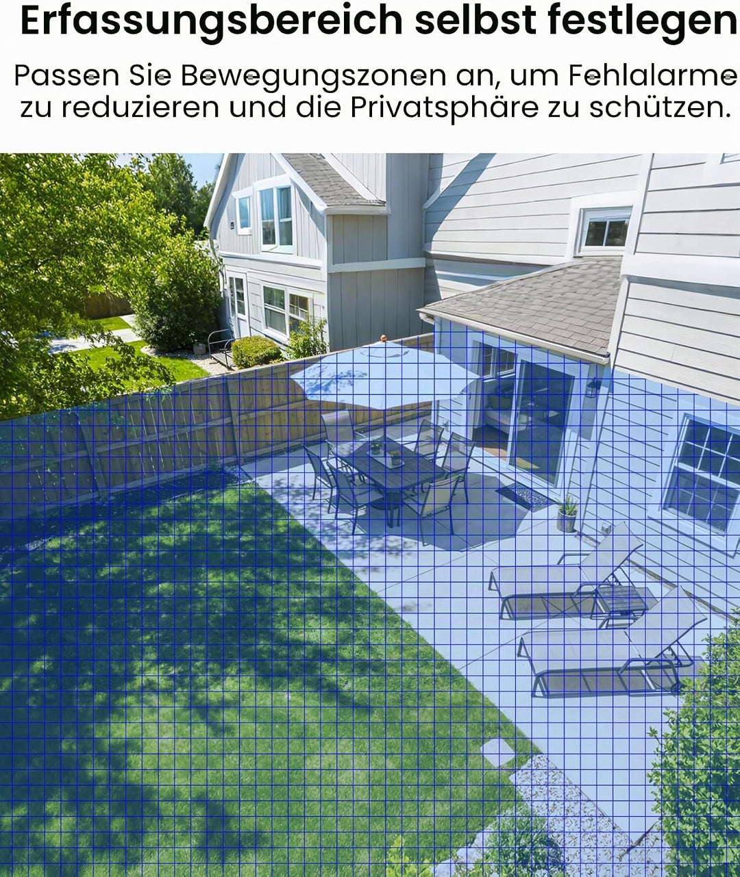 ZOSI 1080p Aussen Video Überwachungskamera Set mit Kabel,8CH 5MP Lite DVR Recorder mit 1TB Festplatt