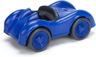 Green Toys 8671479 Rennwagen blau, Spielzeugauto, nachhaltiges Spielfahrzeug für Kinder ab 12 Monate